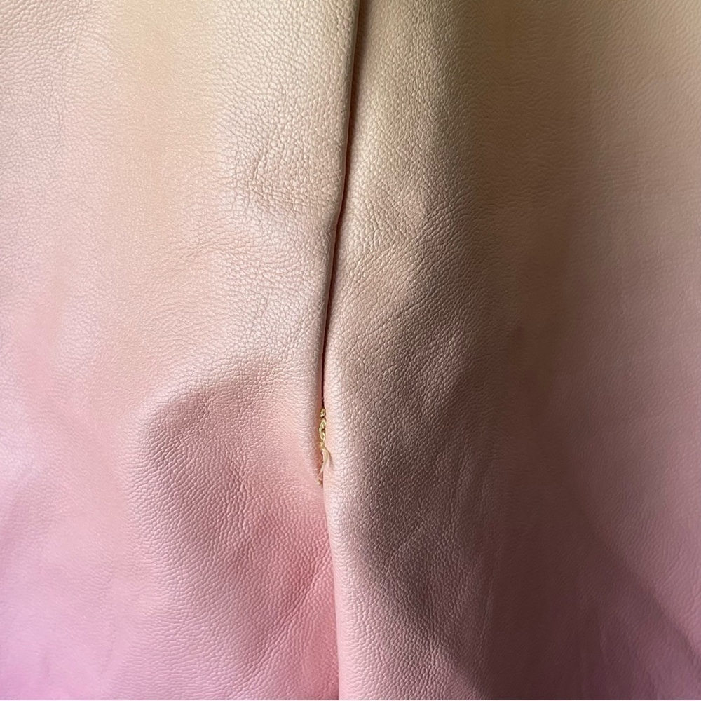 I.AM.GIA Pants Womens Medium Pink Yellow Davika Faux Leather Ombre Sunset - Picture 7 of 11